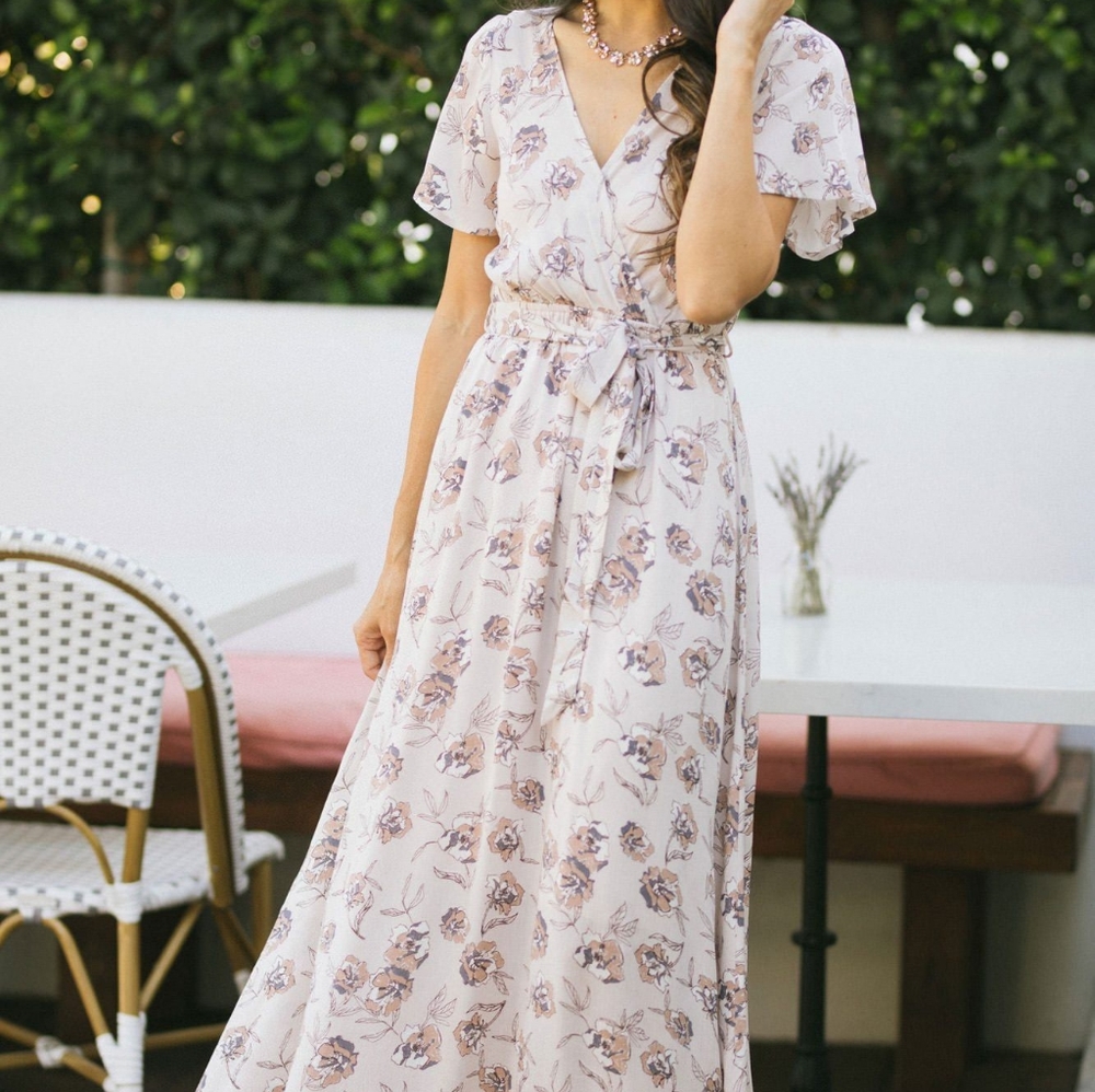 Maxi floral dress